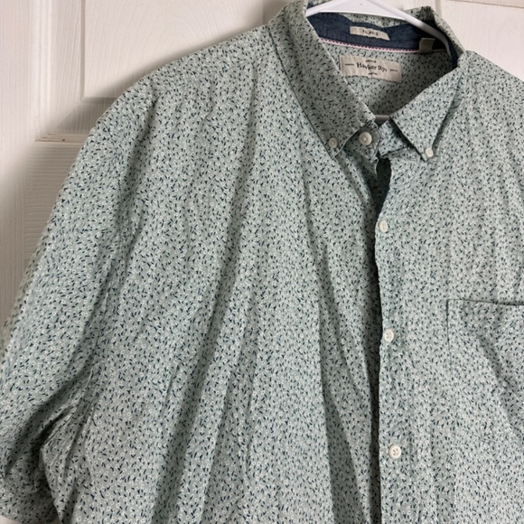 Hawker Rye Green Frat Floral Relaxed Fit Short Sleeve Button Down Men Size XXL - Picture 2 of 6
